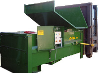2 Yard Compactor with Side Load Hopper 
